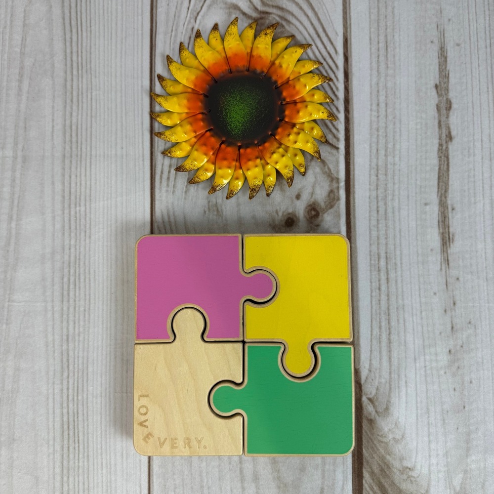 Lovevery Chunky Wooden Jigsaw Puzzle Toy